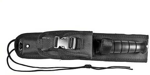 Smith & Wesson Bullseye Search & Rescue Knife, Black 6" Tanto Fixed Blade With Blood Groove, Nylon Sheath Md: CKSUR