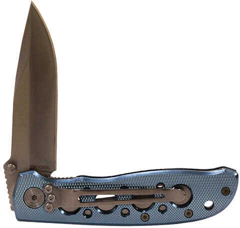 Taylor Brands / BTI Tools SW Knife S&W EXTERME OPS 4" W/HOLES BLUE HDL CK105BL