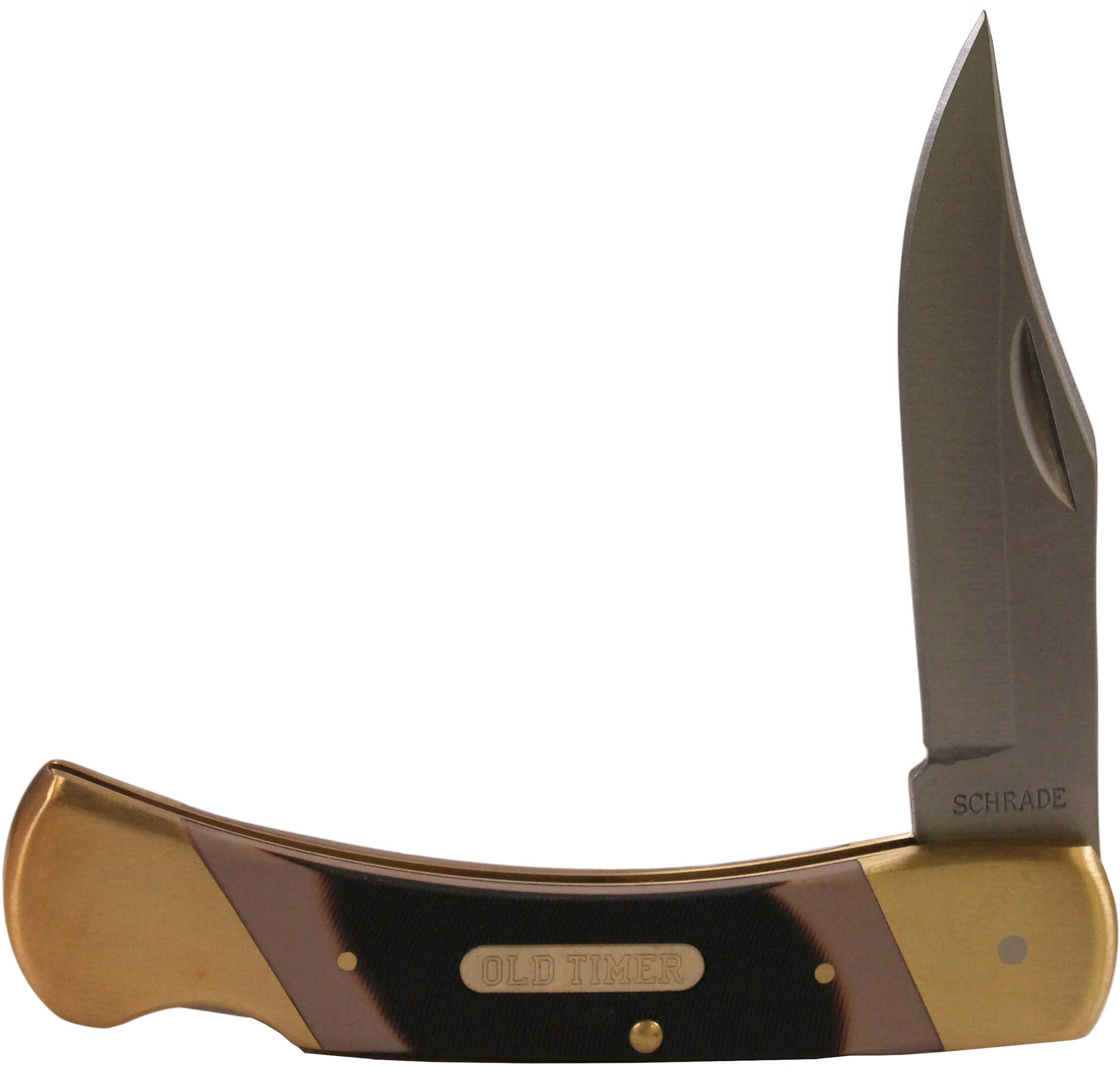 Schrade Cave Bear Knife 5" Closed W/Leather Sheath 7OT