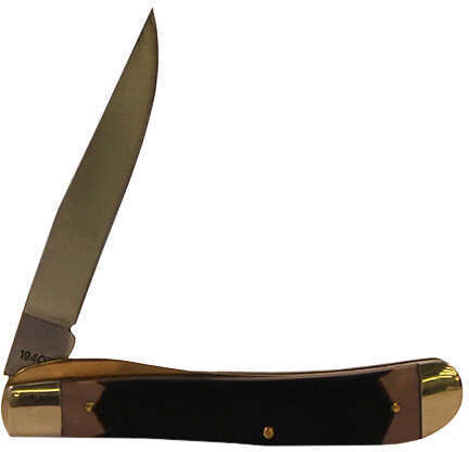 Schrade Knife GUNSTOCK Trapper 1-Blade 3.1" S/S DELRIN