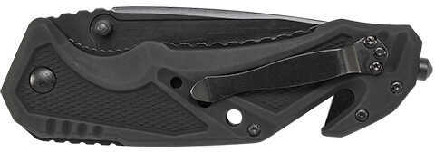 Smith & Wesson S&W Knife Clip Folder 3.8" Blade Black W/ Strap Cutter