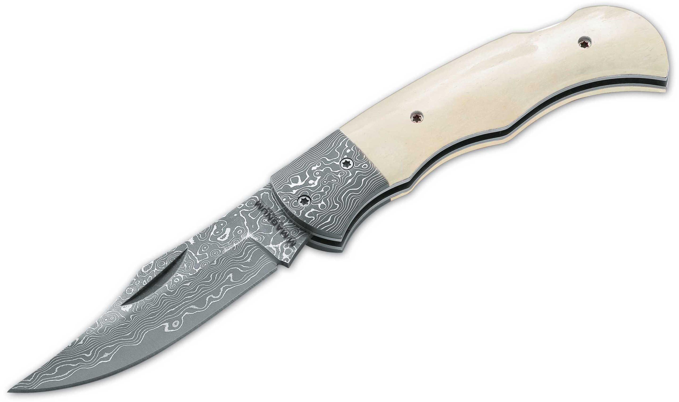 Boker Knives Magnum - Damascus Bone Md: 01MB180DAM