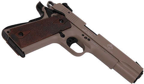 American Tactical Imports GSG 1911 Pistol 22 Long Rifle 5" Threaded Barrel Tan 10+1 Rounds 2210M1911T