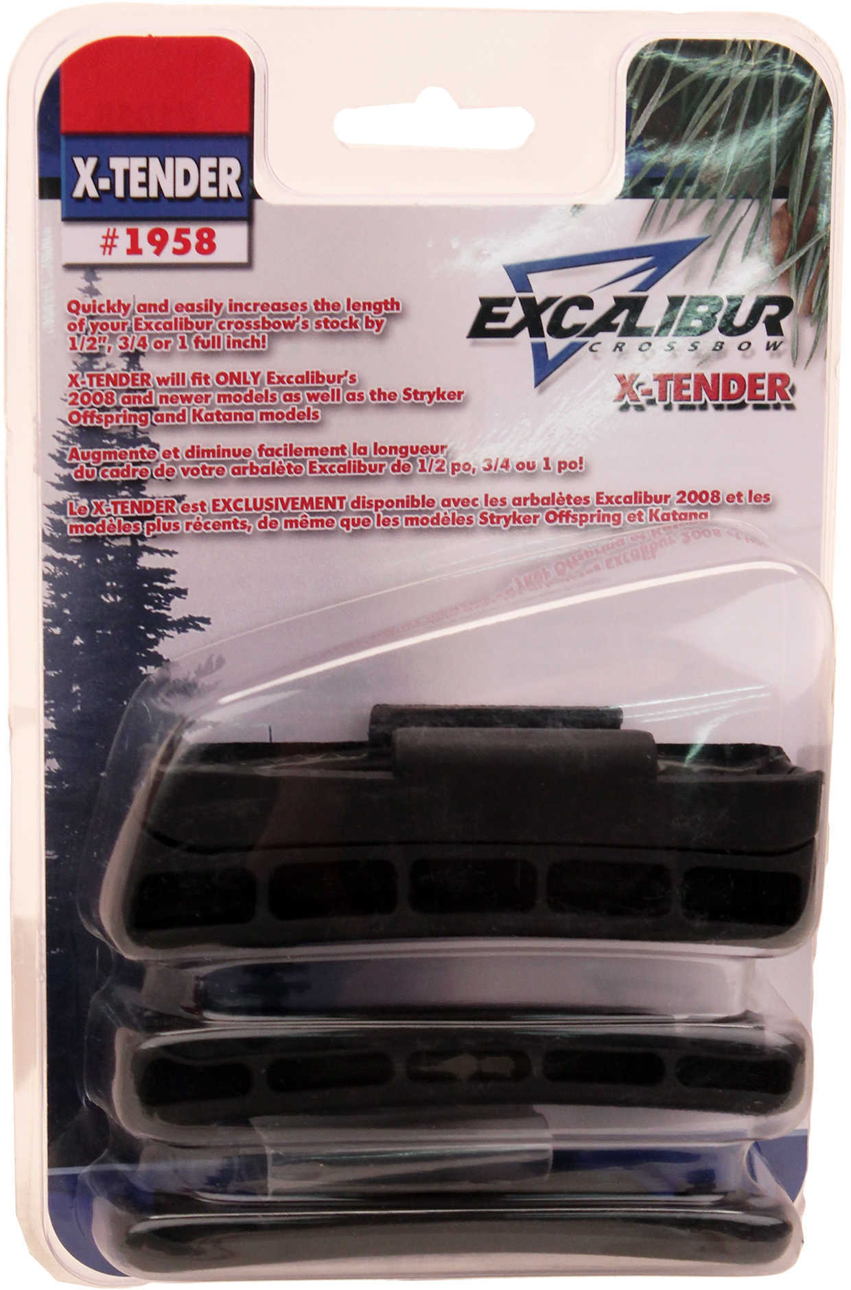 Excalibur Butt X-Tender Black Model: 1958