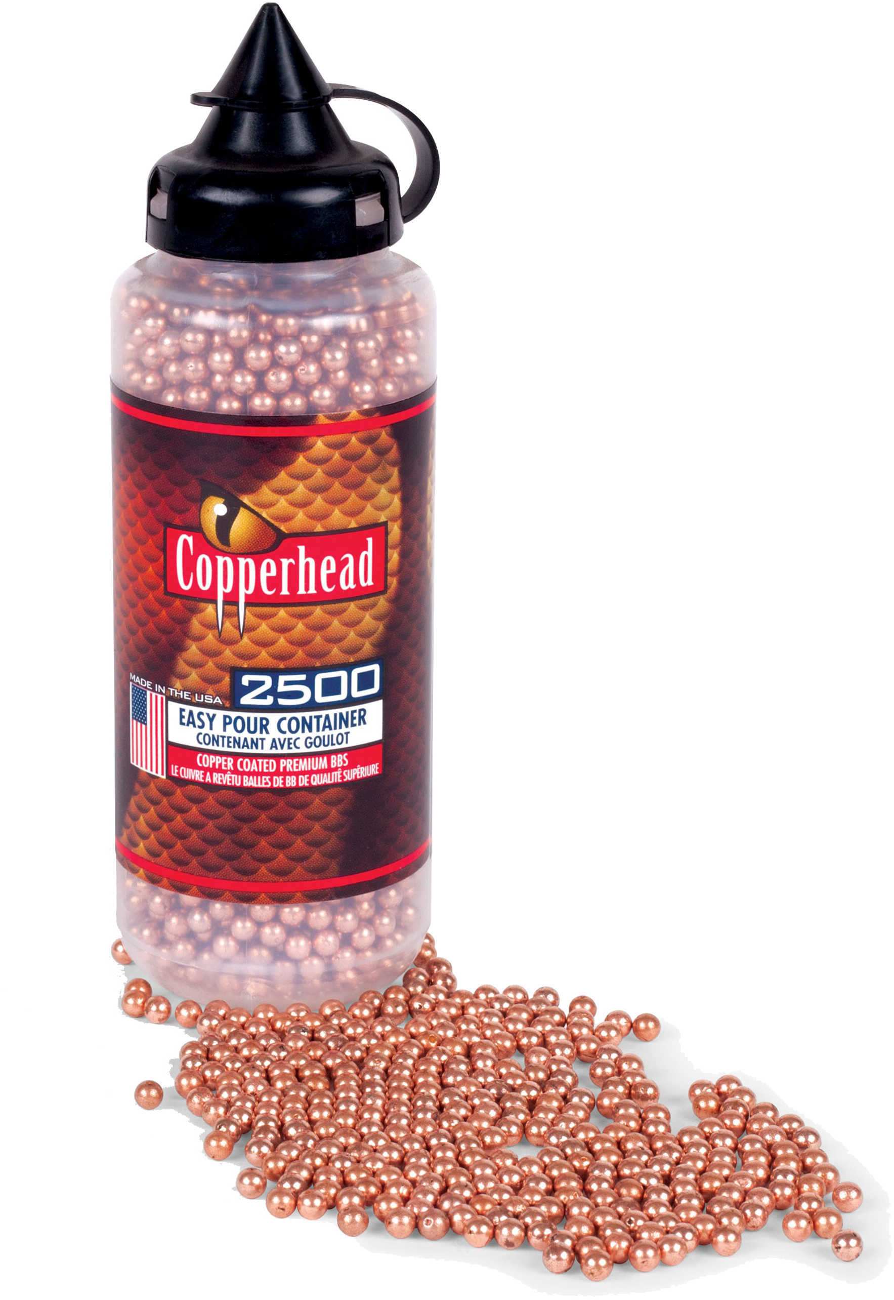 Crosman Copperhead Pellets 177BB Plastic Bottle 2500/Bx 7470