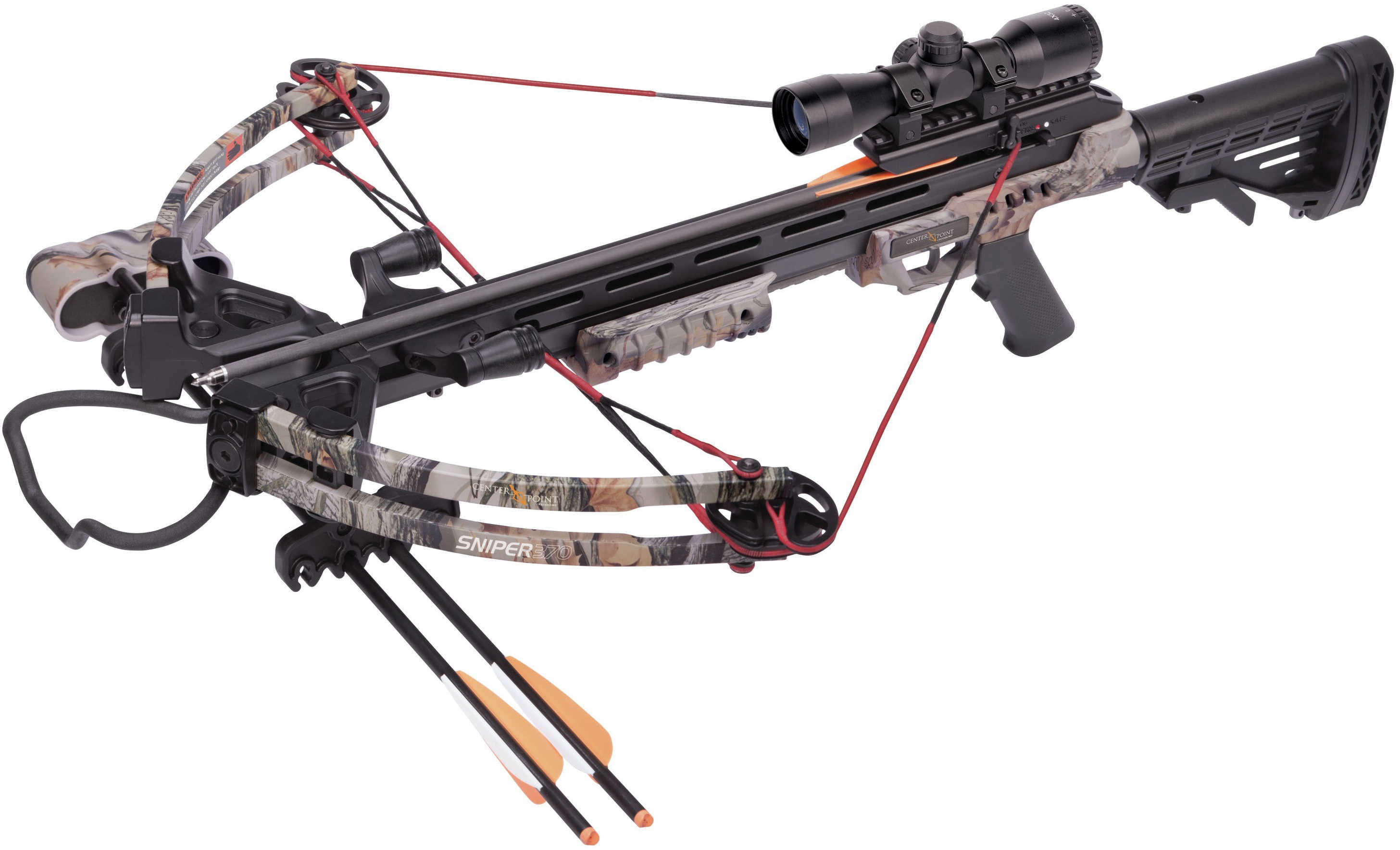 CenterPoint / Crosman Crossbow Kit Sniper 370fps Camo