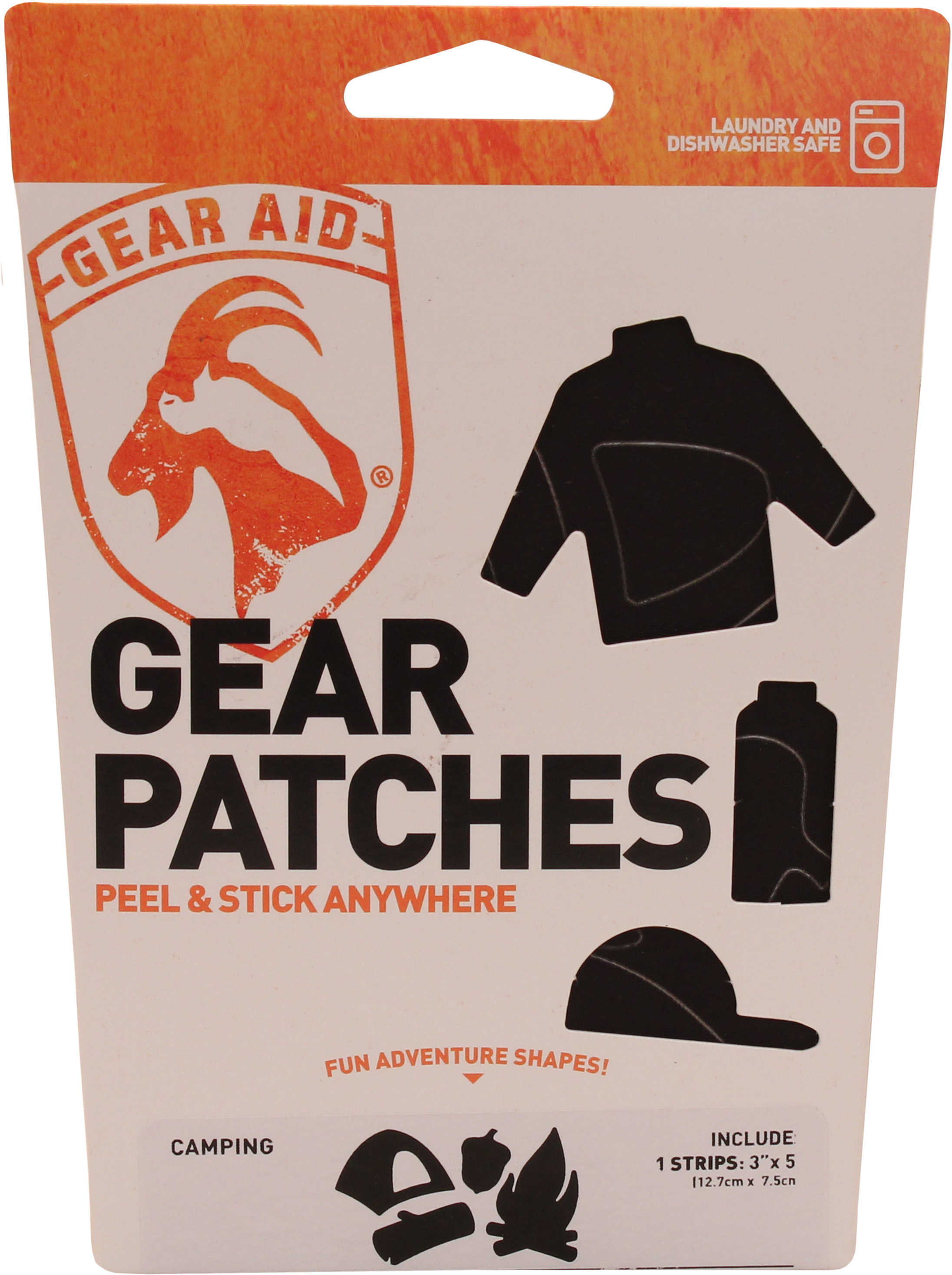 Tenacious Tape Gear Patches 5", Camping, Black Md: 10946