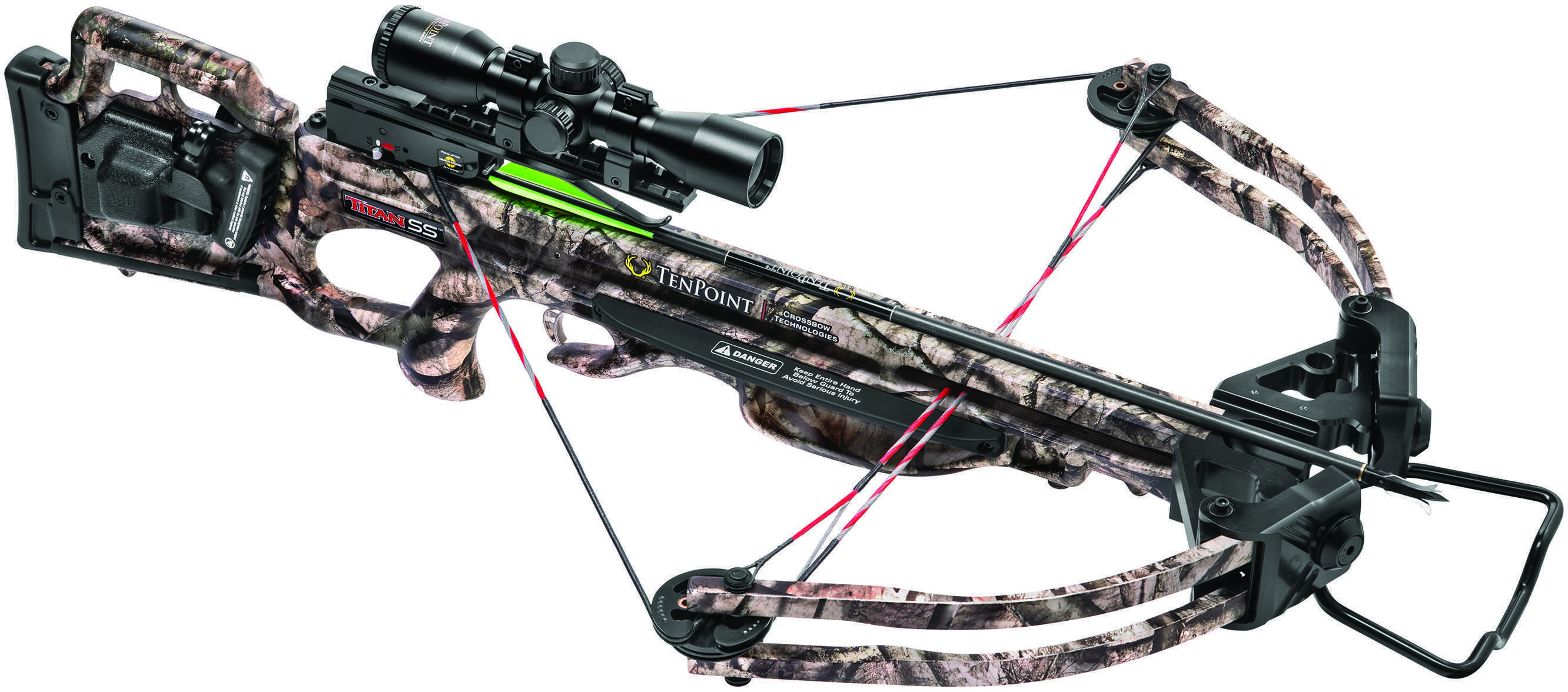 TenPoint Crossbow Technologies Point Titan Ss With Package 3X Scope Acudraw-50 Model: CB16047-7521