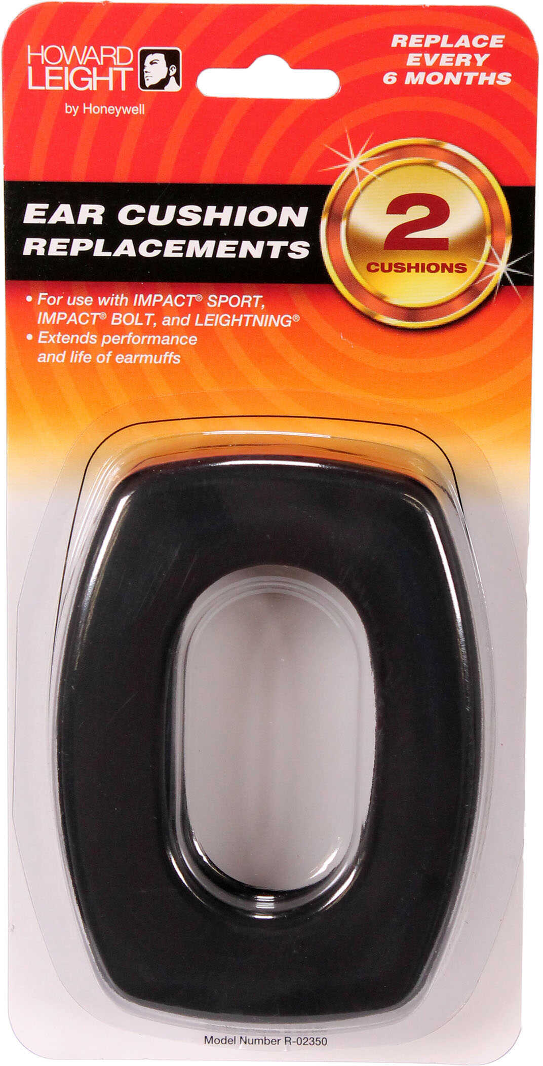 Howard Leight Hygiene Kit Impact Pro Sport Foam Black 2 R-02350