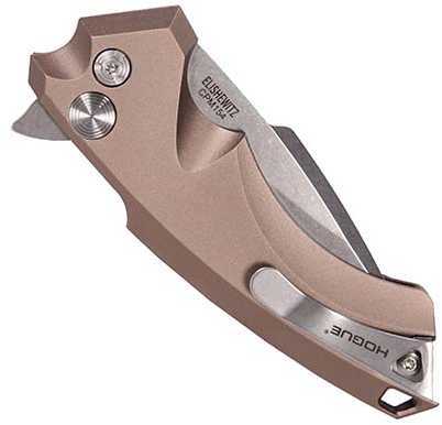 X5 Folding Knife 3.50" Blade CPM154 Spear Point Tumbled Finish FDE Aluminum Frame Md: 34574
