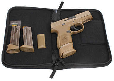 FN FNS-9C Pistol 9mm, 3.60" Barrel, 17 Rounds, Night Sights, Flat Dark Earth Md: 66-100160