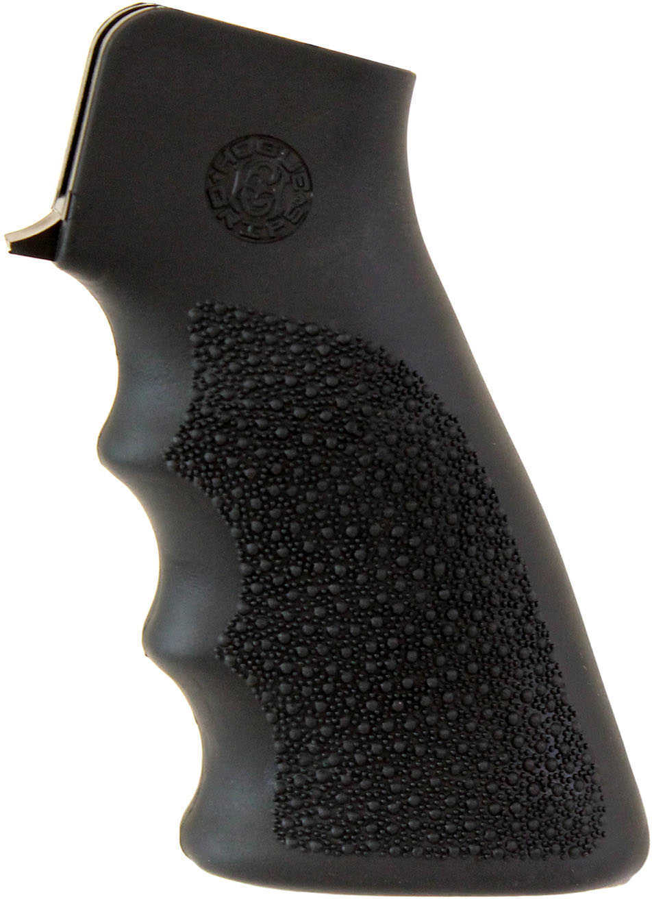 Hogue Grips Overmolded AR-15/M16 Rubber Finger Grooves Black 15000-img-1
