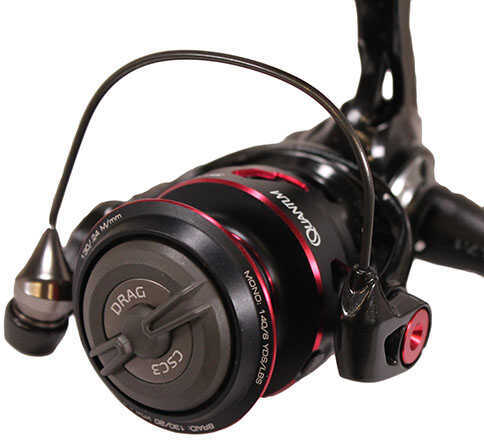 Zebco / Quantum Smoke S3 PT Inshore Spinning Reel Size 15, 5.7:1 Gear Ratio, 3PTAC+8BB+1RB Bearings, 140/6 Capacity, Amb