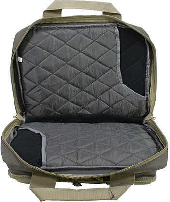 G Outdoors Inc. Quad Pistol Case Green/Khaki Md: GPS-1310PCRK