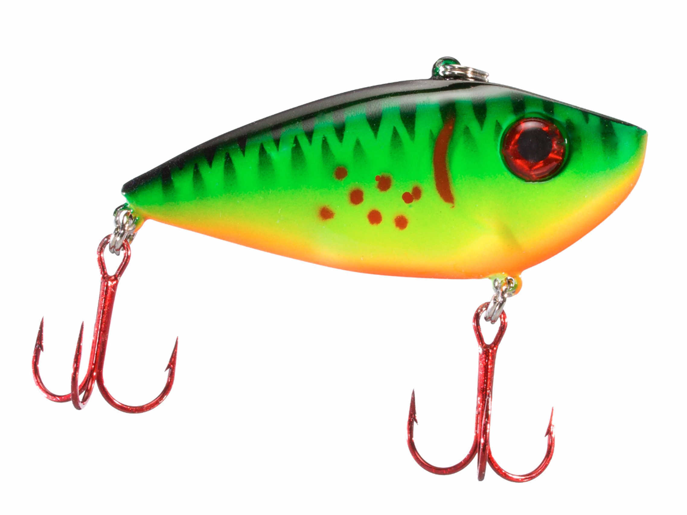Strike King SK REDEYE SHAD 1/2 BLEED FIRETIGER REYESD12-317