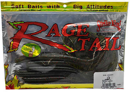 Strike King Lures Rage Tail Anaconda 10in 6/ Per Bag Double Header RGANA10-109