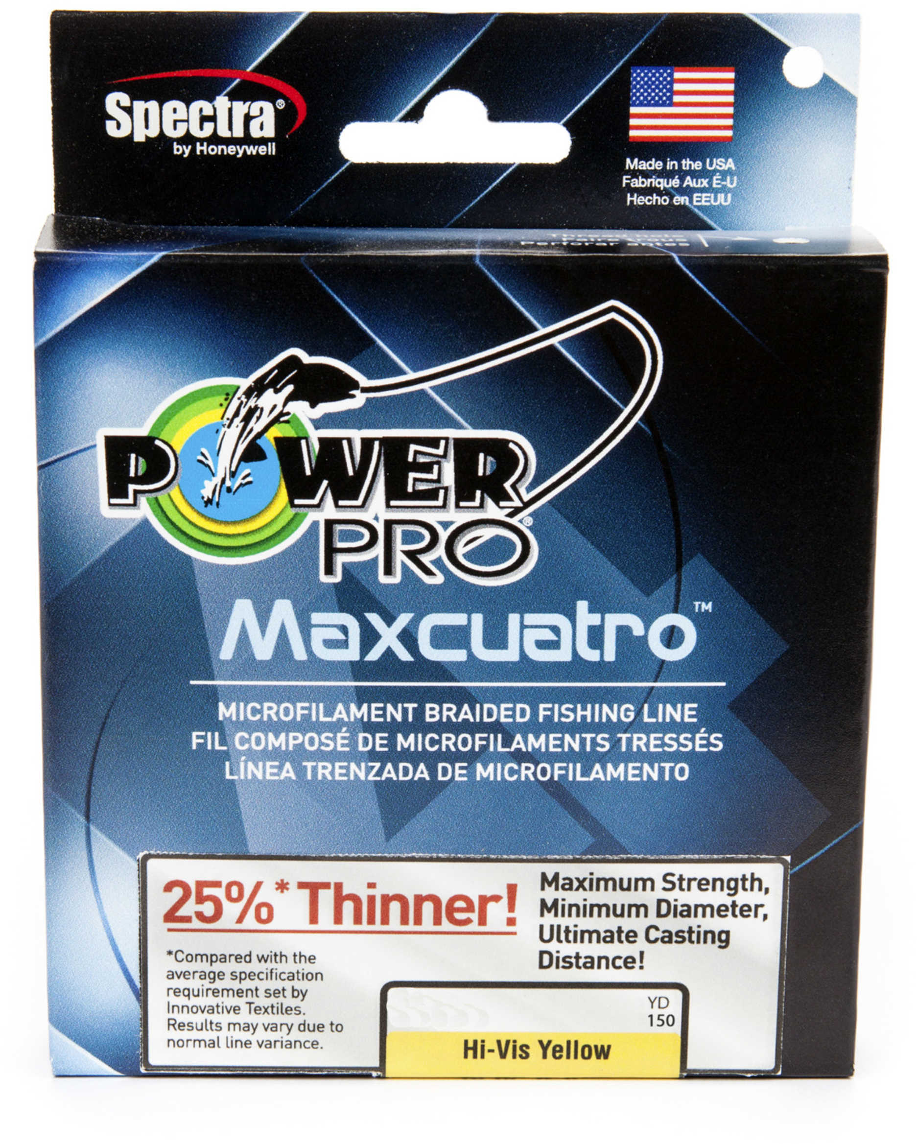 Shimano Power Pro Maxcuatro 20 Pound 150 Yards Yellow