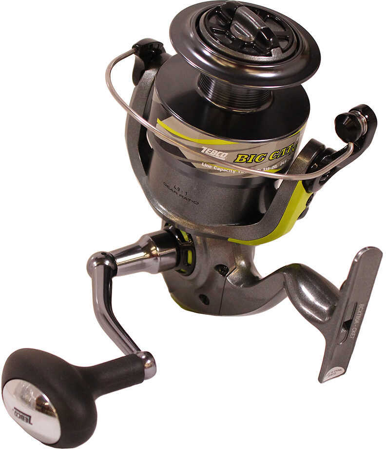 Zebco / Quantum Big Cat XT Spinning Reel 80 Size 4.9:1 Gear Ratio 37" Retrieve Rate Ambidextrous Md: BCXT80A.BX3