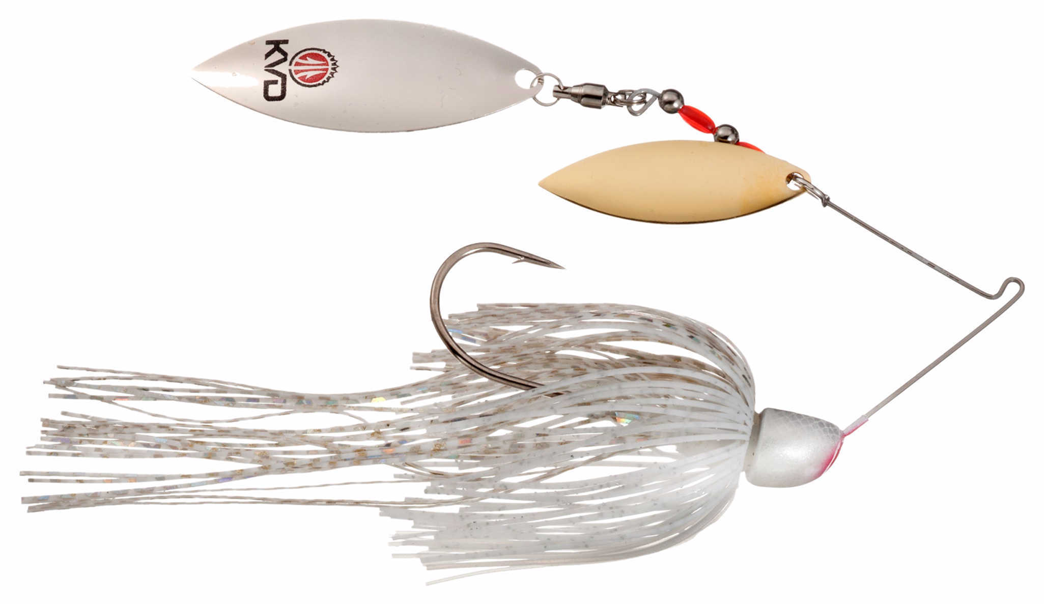 Strike King SK KVD SPINNERBAIT 1/2 SUPER WHT FSB12WW-204GS