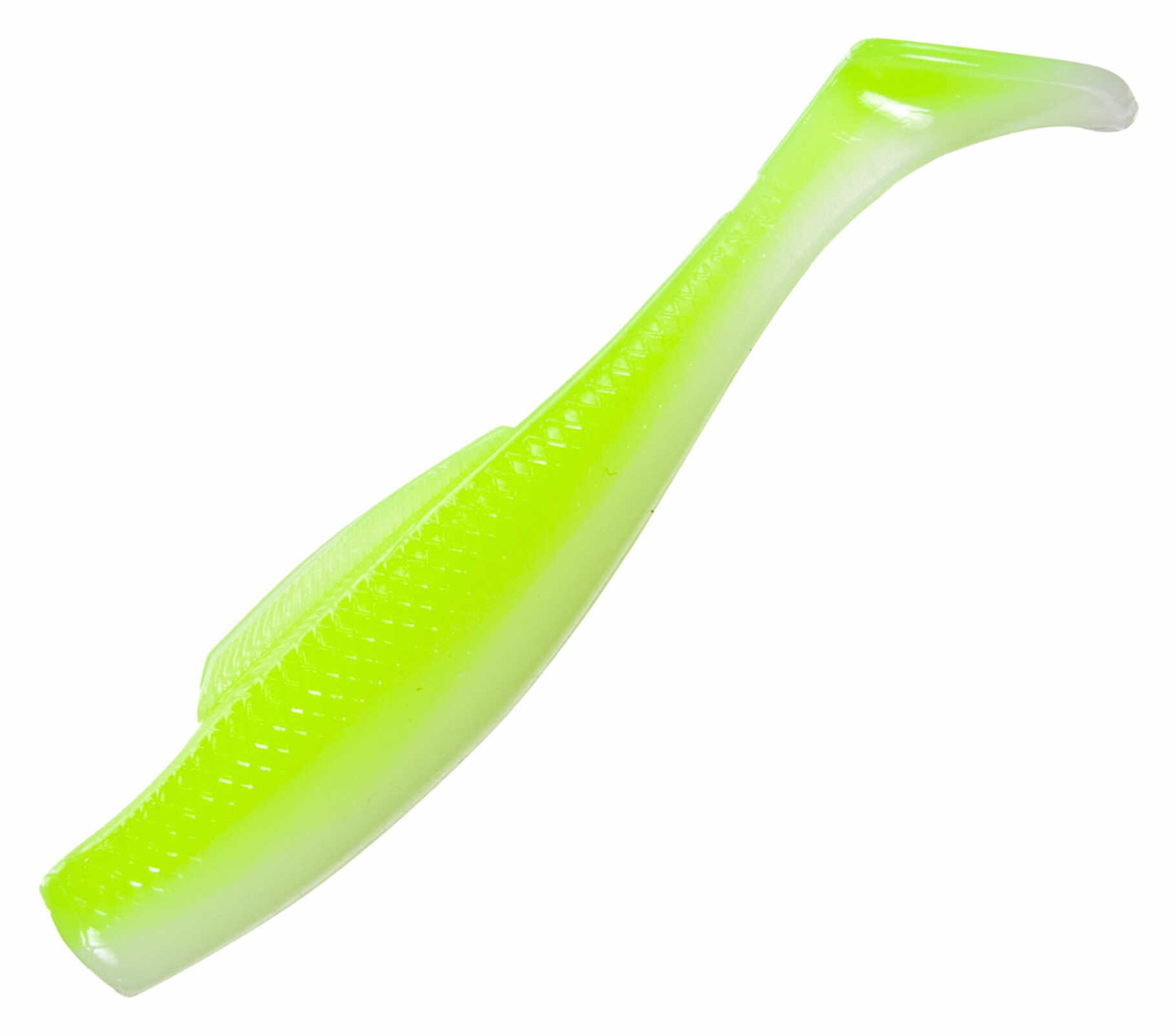 Strike King Lures Redfish Magic Glass Minnow Soft Bait 4-Inches, Glow Chartreuse Laminate, Per 5 Md: RMGXGM4-63