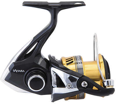 Shimano Sahara FI Spinning Reel 2500 Size 5.2:1 Gear Ratio 30" Retrieve Rate 4 Bearings Ambidextrou