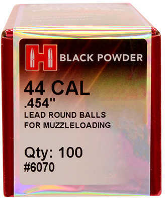 Hornady Lead Balls .454 (44 Caliber) Per 100 6070