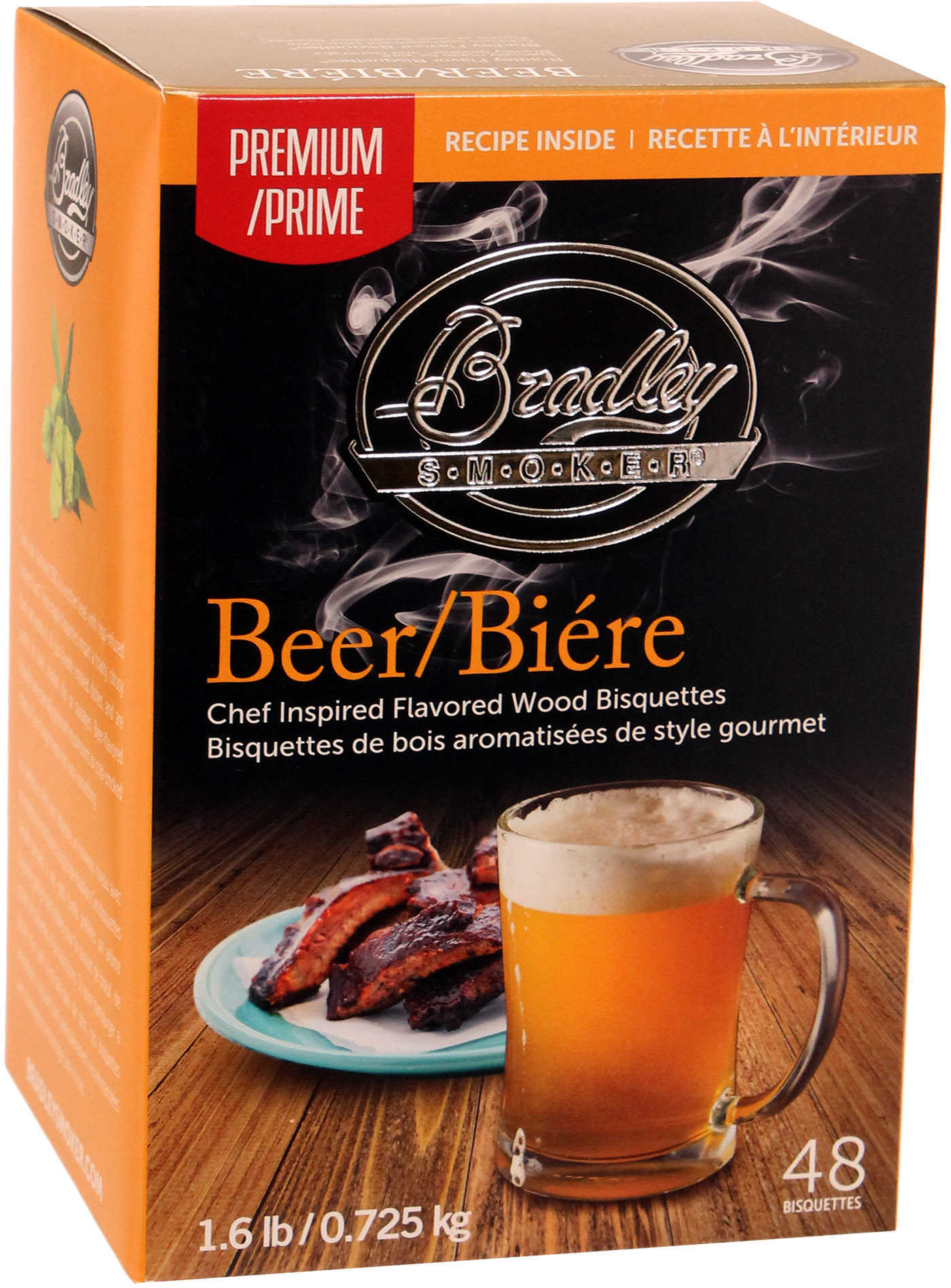 Bradley Technologies Smoker Beer Flavor Bisquette - 48 pack