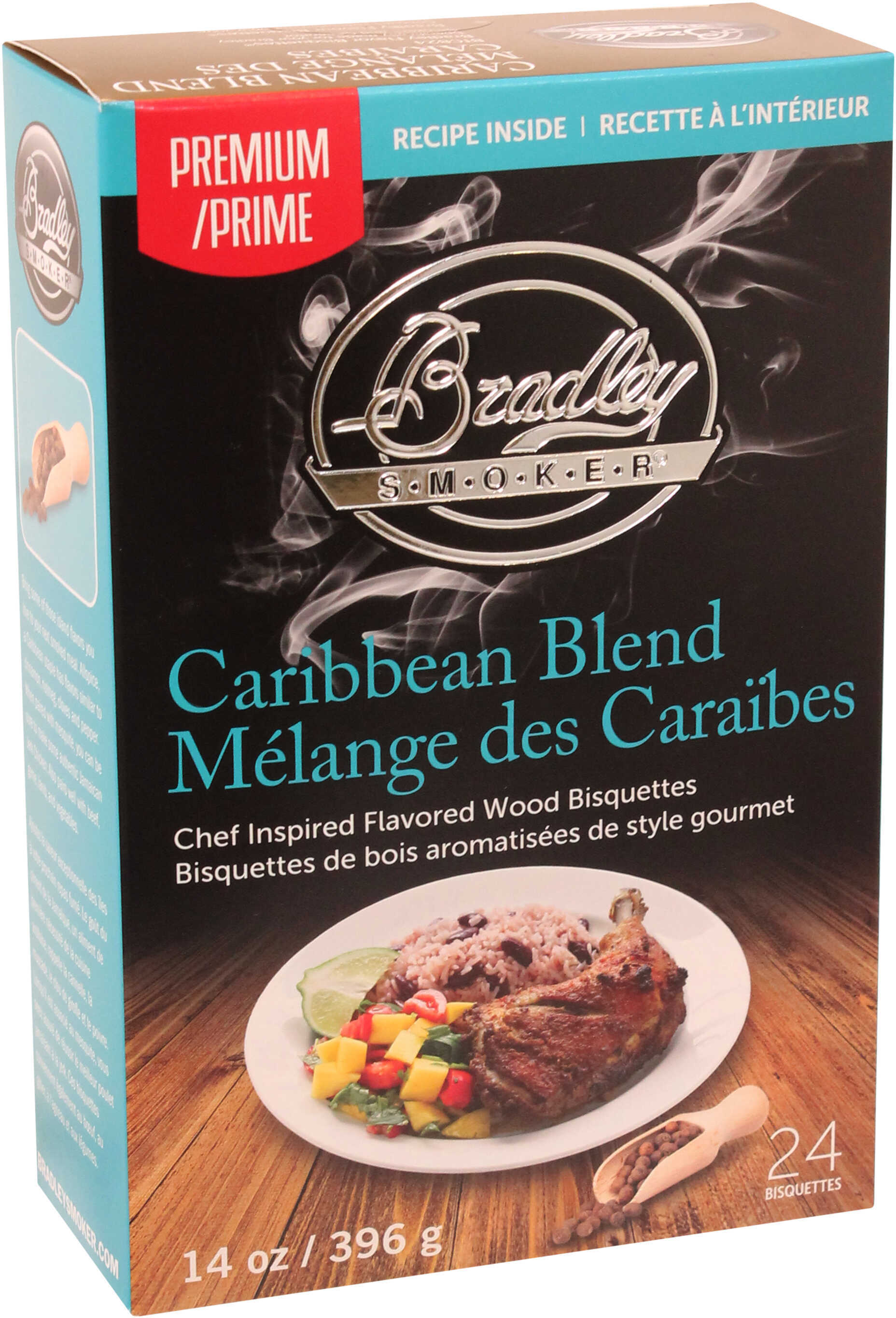 Bradley Technologies Smoker Caribbean BISQUETTES 24 Pack