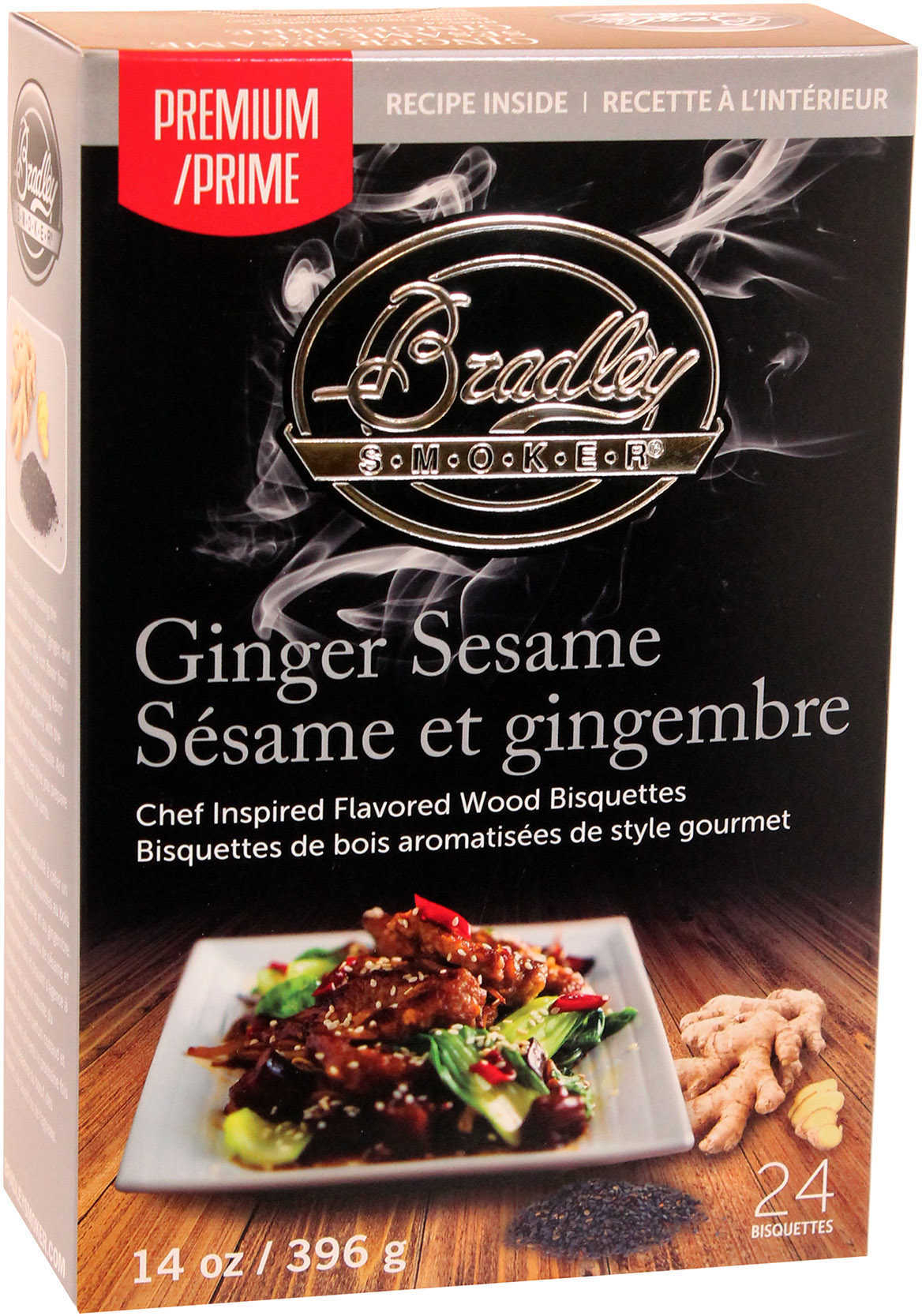 Bradley Technologies Smoker Bisquettes Ginger and Sesame, 24 Pack Md: BTGS24