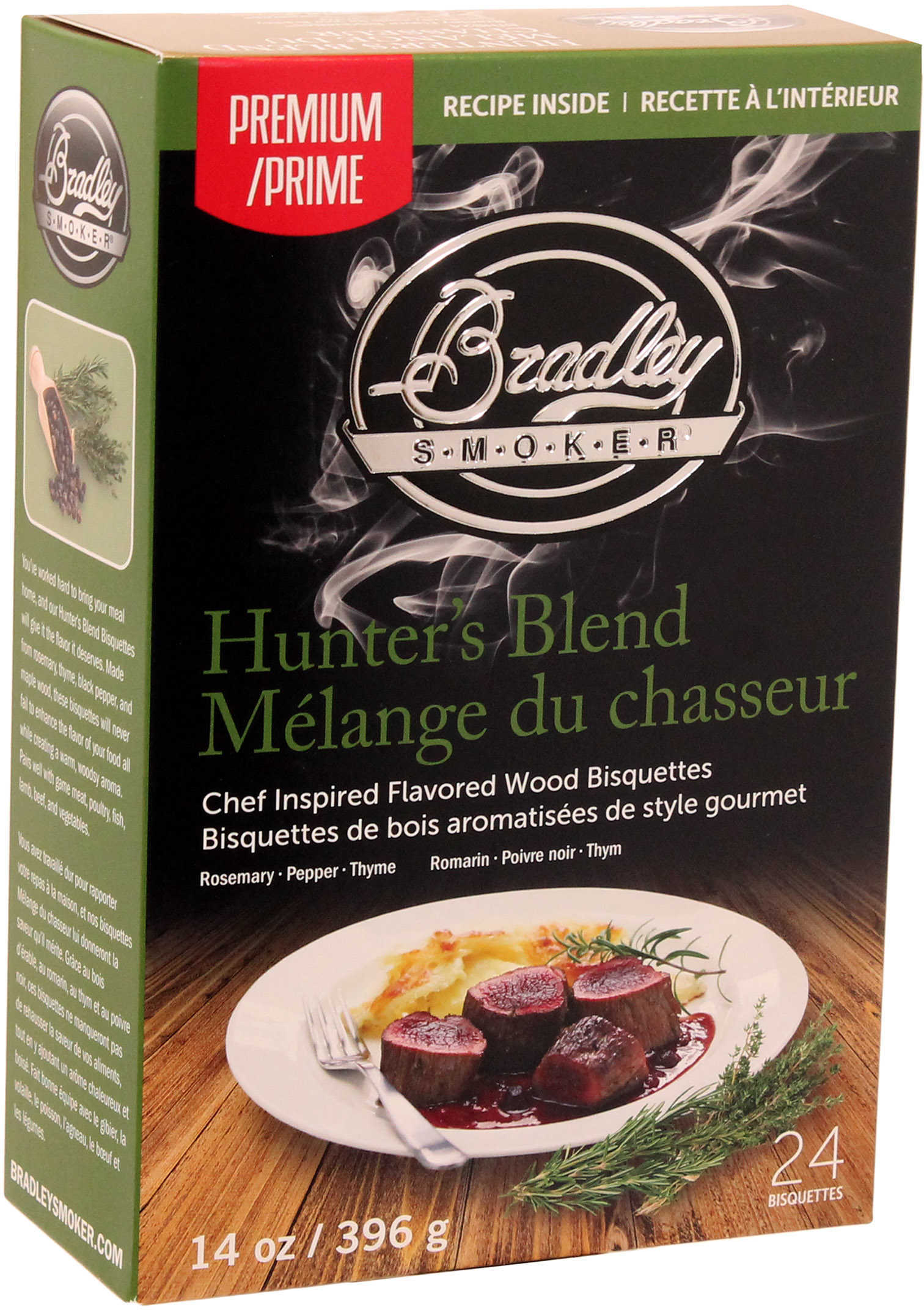 Bradley Technologies Smoker Bisquettes Hunter's Blend, 24 Pack Md: BTHB24