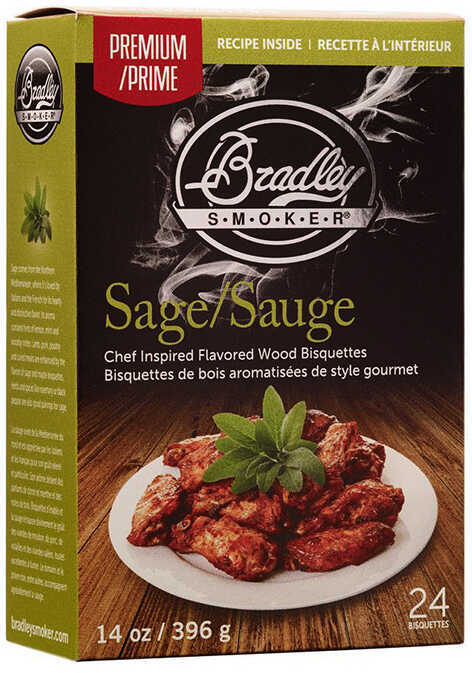 Bradley Technologies Smoker Sage & Maple BISQUETTES 24 Pack