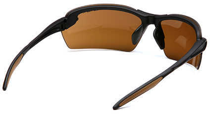 Safety Products Carhartt Spokane Glasses Sandstone Bronze Lens with Black Frame Md: CHB318D