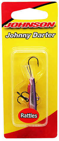 Johnny Darter Hard Bait Lure 3/4" Length 1/8 oz 2 Number 10 Hooks Purple Flash Per Md: 1428639