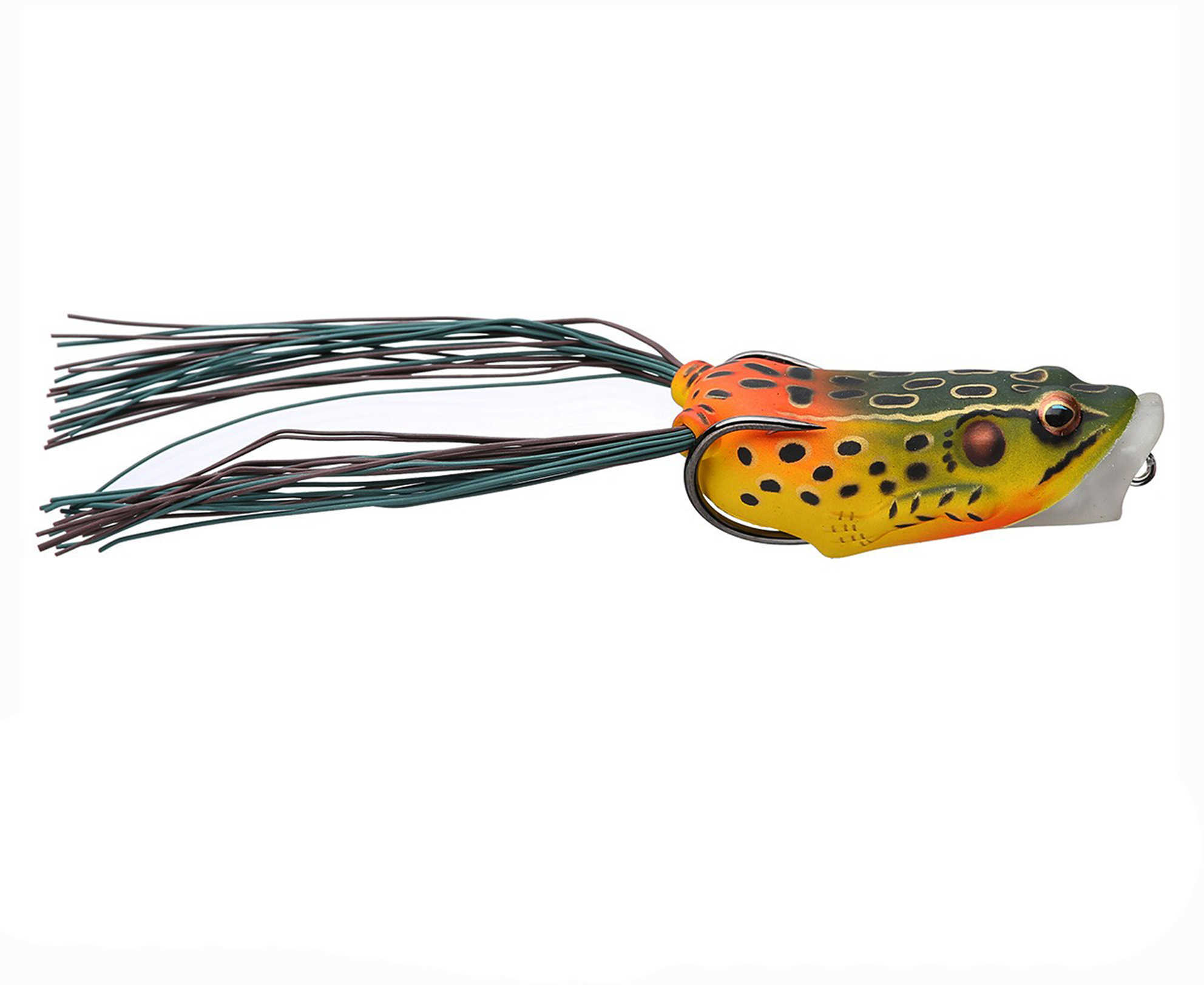 LiveTarget Lures Frog Body Hollow Popper Bait Freshwater 2 1/2" Length oz Weight Emerald