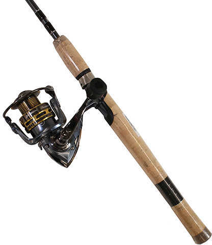 President Spinning Combo 40. 5.2:1 Gear Ratio, 7' Length 1pc, 1/8-5/8 Lure Rate, Ambidextrous Md: 14
