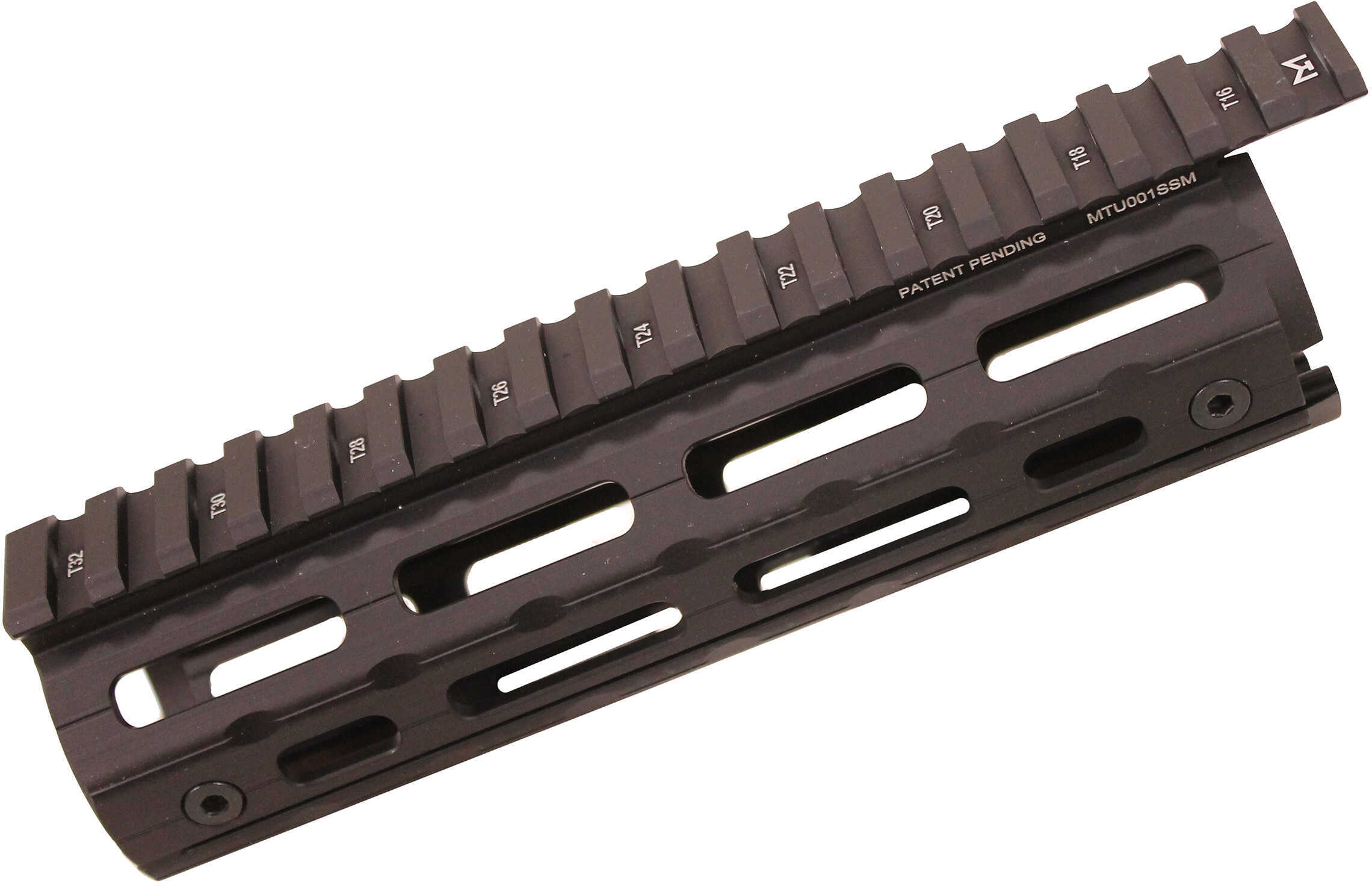 Leapers UTG PRO AR-15 Super Slim Drop In Carbine Length Handguard M-LOK Aluminum Black MTU001SSM