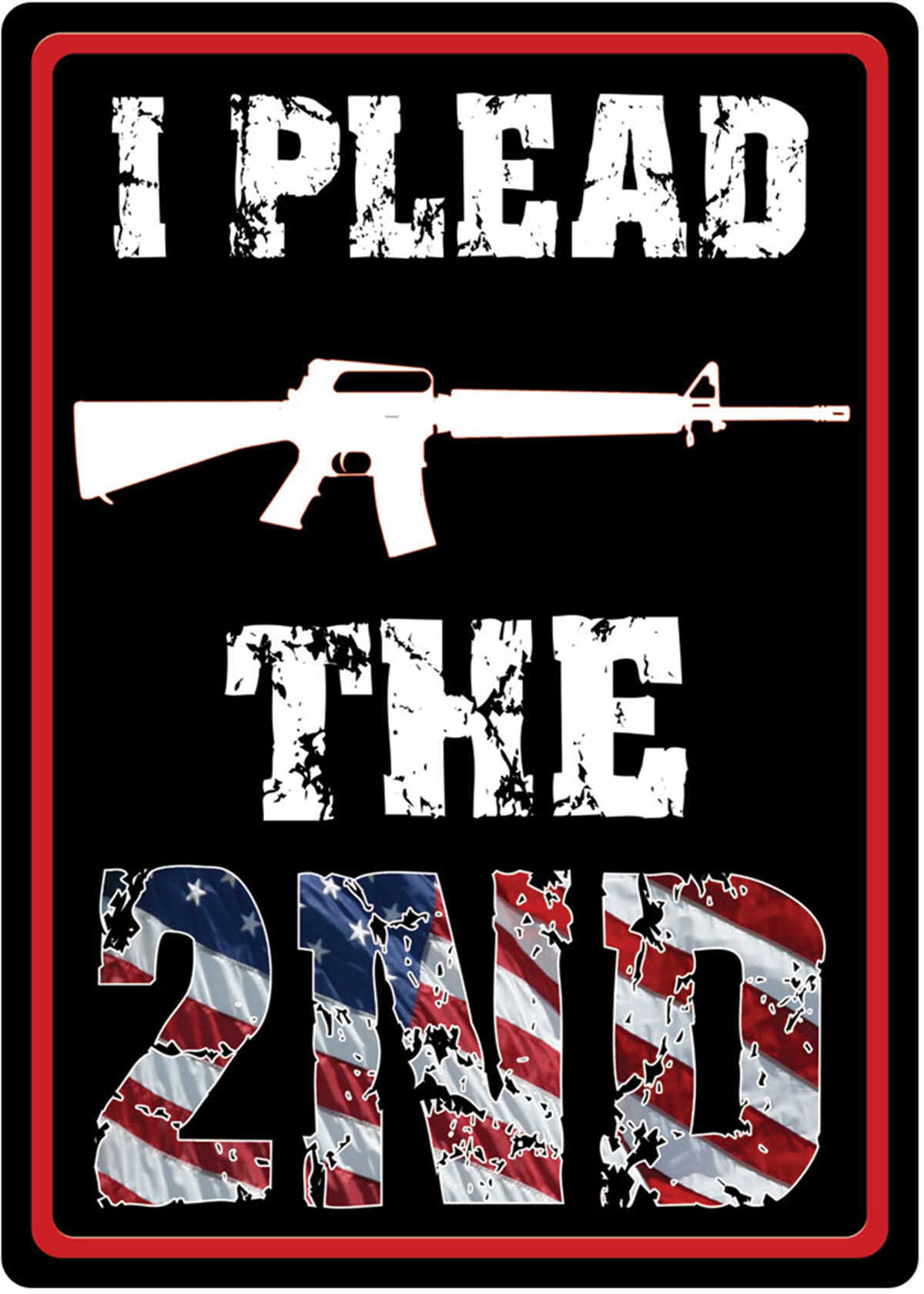 Rivers Edge Products Sign 12"X17" "I Plead The Second"