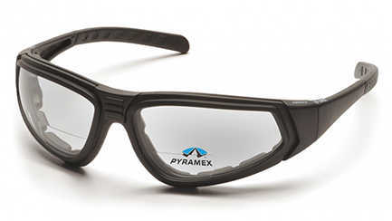 Safety Products XSG Glasses Clear Anti-Fog Reader Lens with Black Strap/Temples Md: GB4010STR