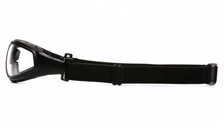 Safety Products XSG Glasses Clear Anti-Fog Reader Lens with Black Strap/Temples Md: GB4010STR