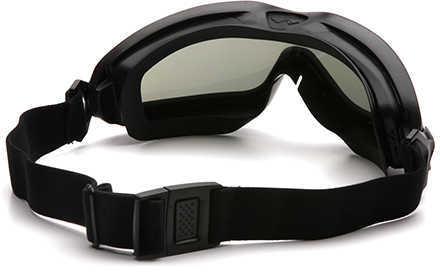 Safety Products V2G Plus Glasses Gray Anti-Fog Dual Lens with Black Strap Md: GB6420SDT