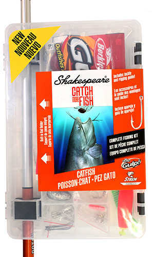 Catch More Fishing Combo Catfish Spinning 7 Length 2 Piece 10-25 lb Line Rate Medium Power Md: