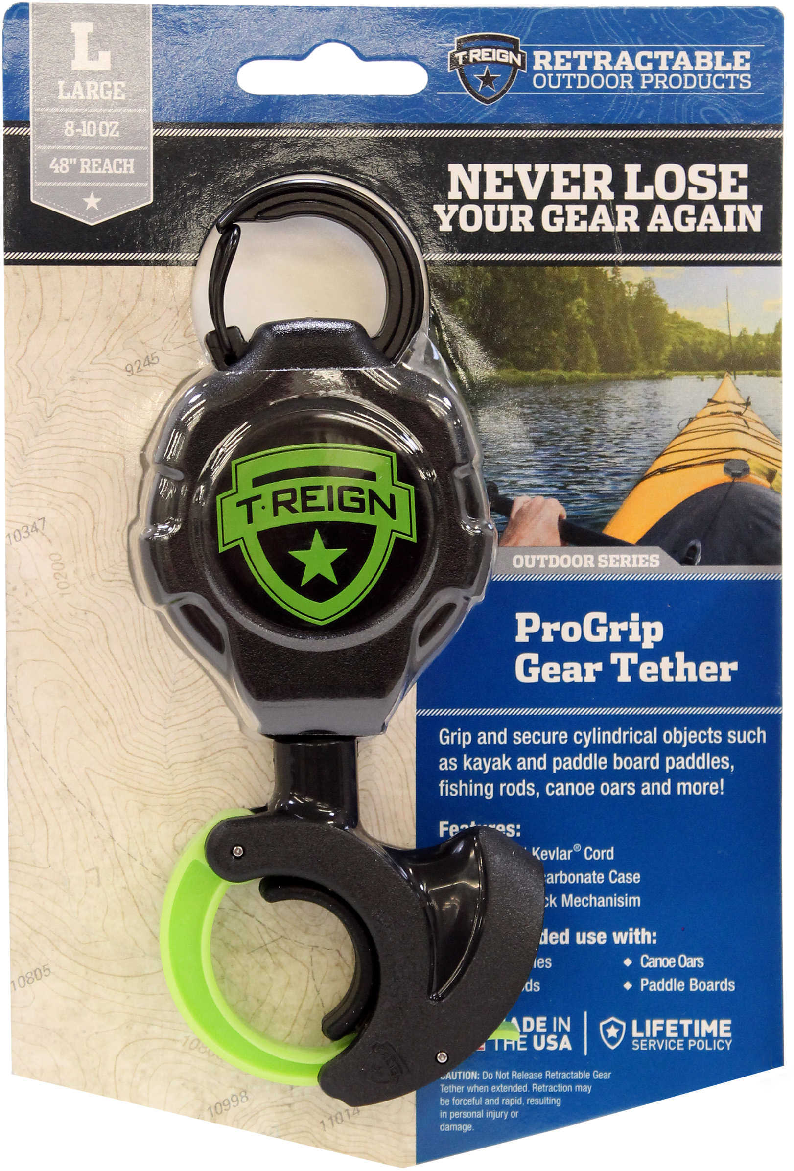 Outdoor Products ProGrip Teather Carabiner Md: 0TPG-4341