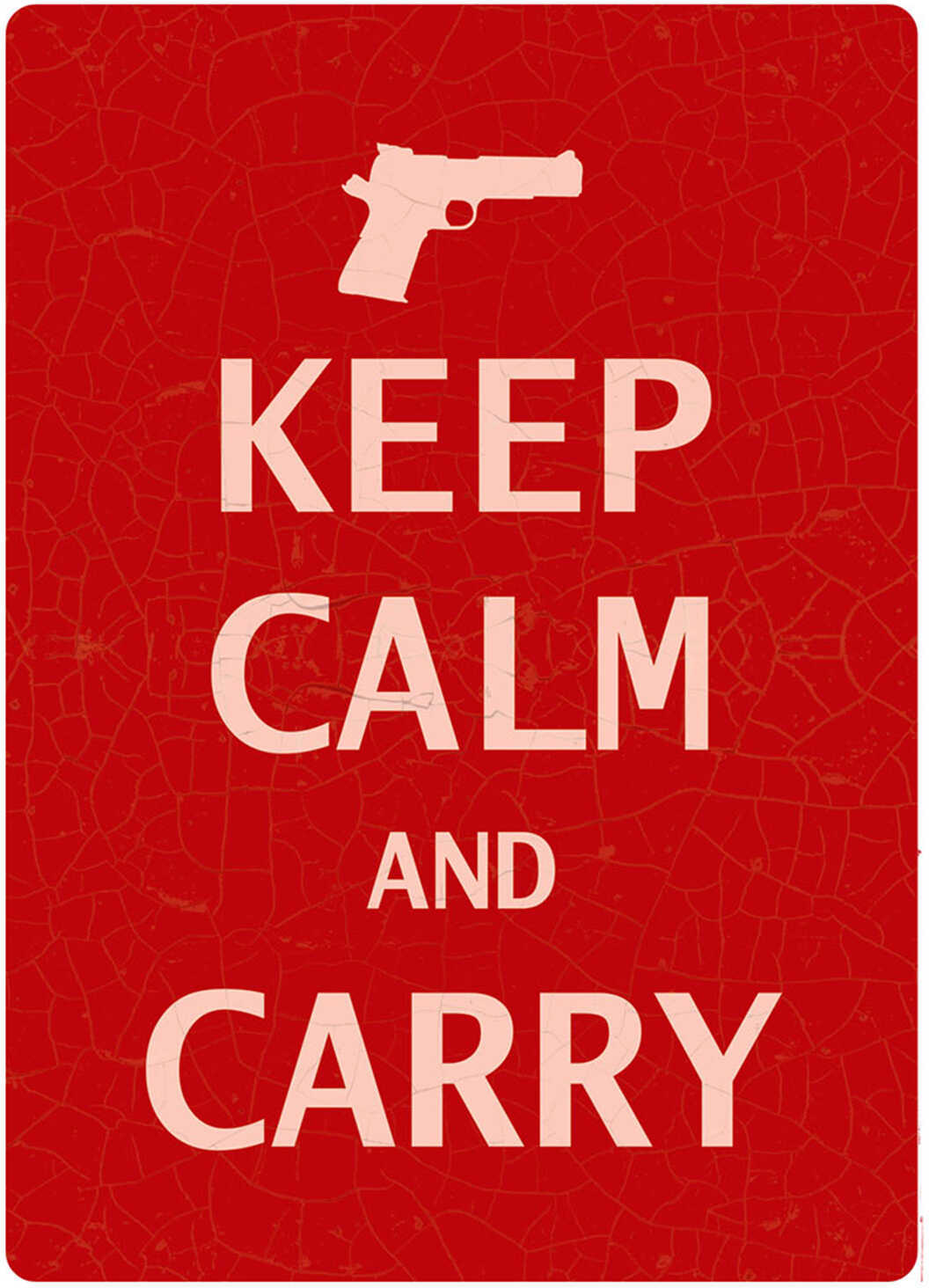 Rivers Edge Products Sign 12"X17" "Keep Calm And Carry"