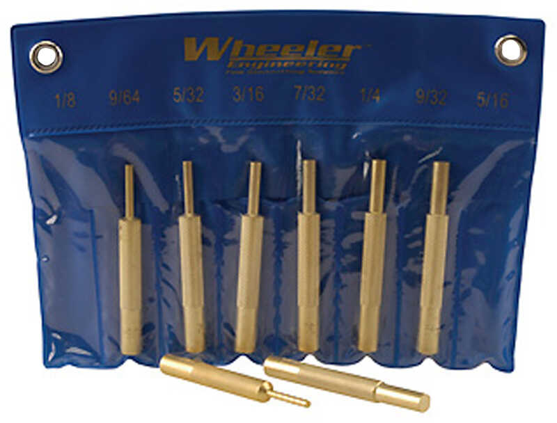 8-Piece Brass Punch Set With Storage Pouch Md: 780194