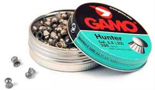Gamo Hunter Pellets 22PEL Round Nose Tin 250/Pack 632052554