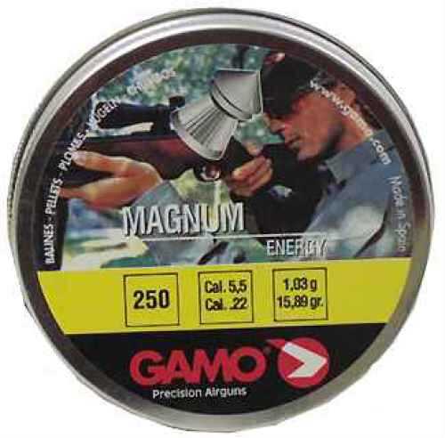 Gamo Magnum Spire Point Double Ring Per 250 .22 Caliber 632022554-img-0