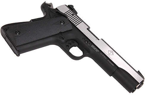 ATI GSG 1911 HGA Pistol 22 Long Rifle 5" Threaded Barrel Black Frame With Stainless Steel Slide 10 Round GERG2210M1911S