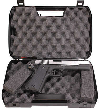 ATI GSG 1911 HGA Pistol 22 Long Rifle 5" Threaded Barrel Black Frame With Stainless Steel Slide 10 Round GERG2210M1911S