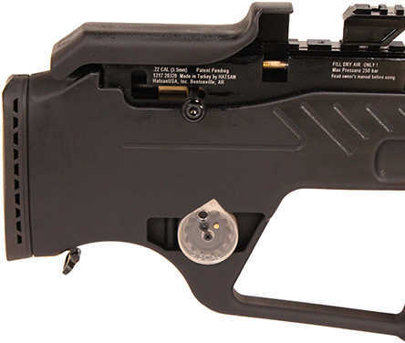Hatsan BullMaster Semi-Auto PCP Air Rifle, .22 Caliber, 19.7" Barrel, Black Md: HGBullMASTER-22