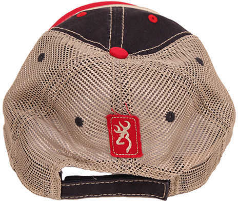 Trenton Cap, Red/Black/Tan